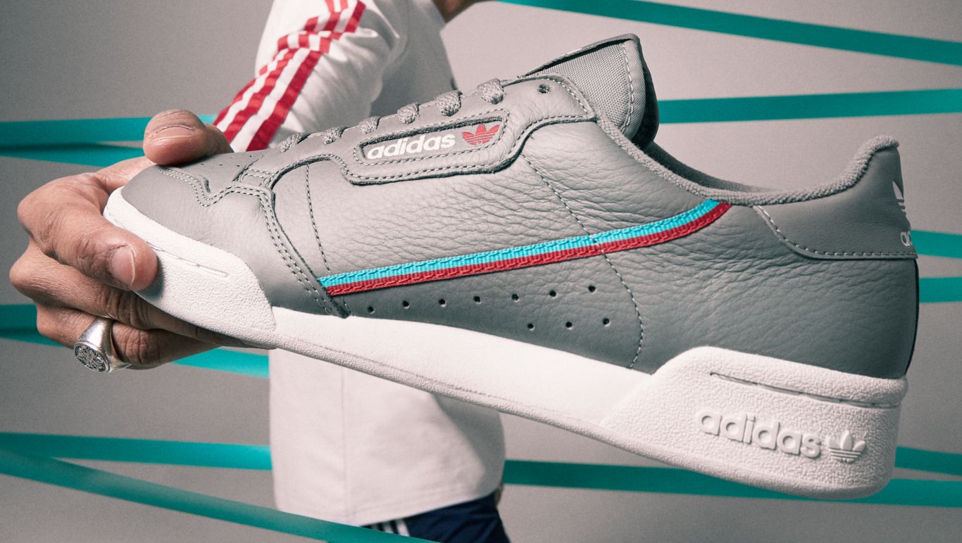 adidas Continental 80 en gris