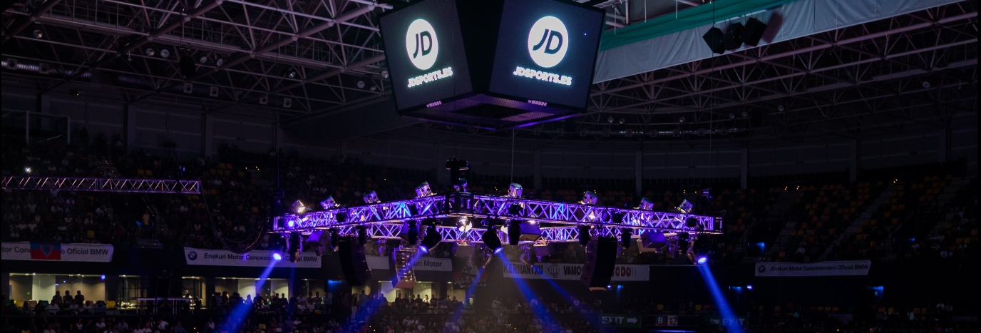 JD Sports en el combate de boxeo